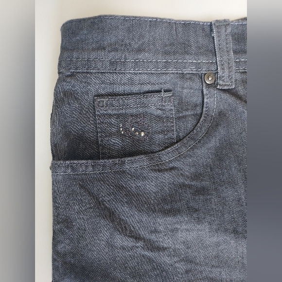 NWOT Gloria Vanderbilt Amanda Gray Stretch Straight Leg Jeans Size Ladies 16 - Picture 3 of 11